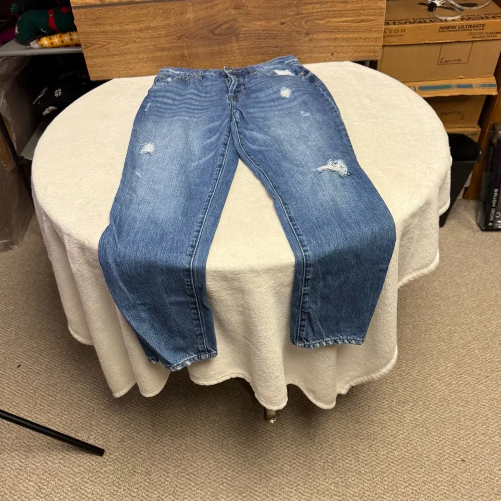 Pistola women’s size 29 straight leg Blue Denim Jeans button fly